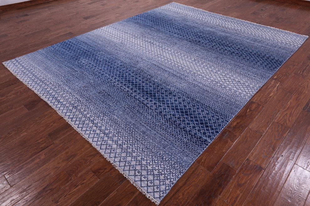 Savannah Grass Hand Knotted Wool Rug 8' 0" X 10' 2" - Q13239