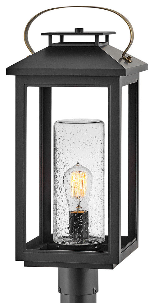 Hinkley Atwater Large Post Top Or Pier Mount Lantern, Black