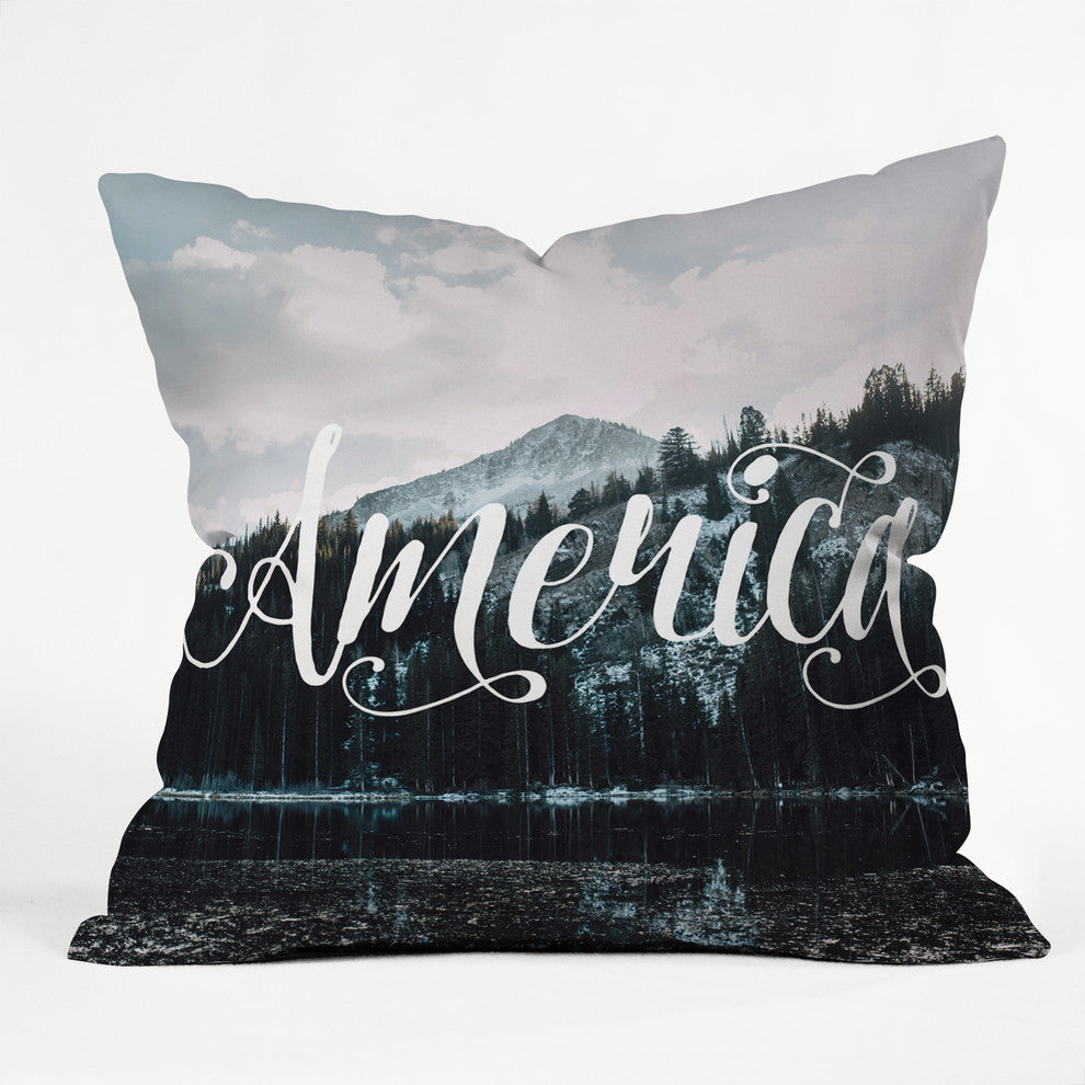 Chelsea Victoria American Beauty Throw Pillow, 16"x16"