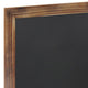 Canterbury Wall Mount Magnetic Chalkboard Sign Set-20" x 30", Torched Brown, 20" X 30"