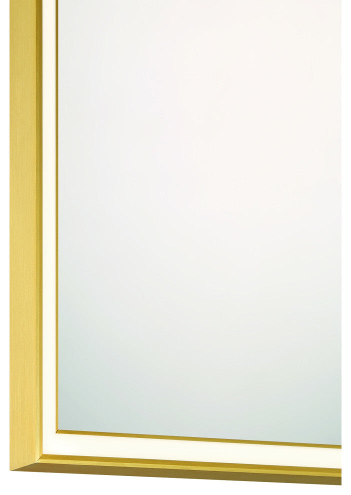 Nixon 32" LED Mirror, Gold