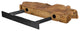 Takara Natural Teak Wood Live Edge Wall Shelf, 15.8x9.8x2in.