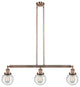 Innovations 213-Ac-S-G204-6-Led 3 Light Dimmable Led 38" Island Light