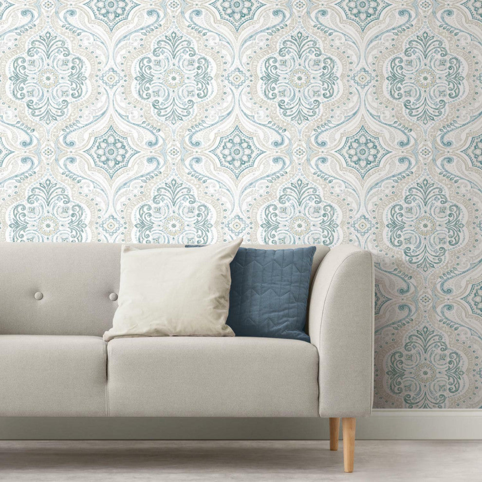 Bohemian Damask Peel & Stick Wallpaper