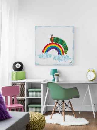 "Over the Rainbow" Painting Print on Wrapped Canvas, 32x32