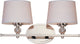 Maxim 12762WTPN 2-Light Bath Vanity Rondo Polished Nickel