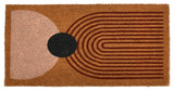 Abstract Print Coir Doormat