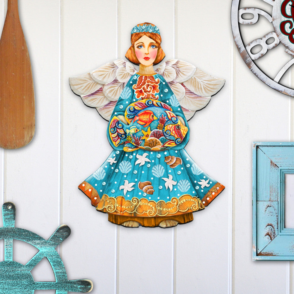 Guardian Of The Sea Angel Ornament