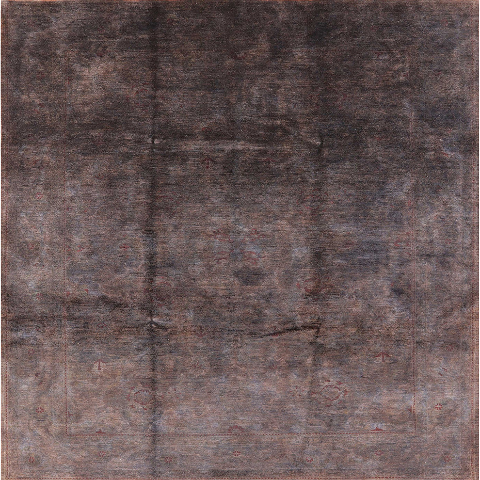 Ahgly Company Indoor Square Mid-Century Modern Area Rugs, 4' Square