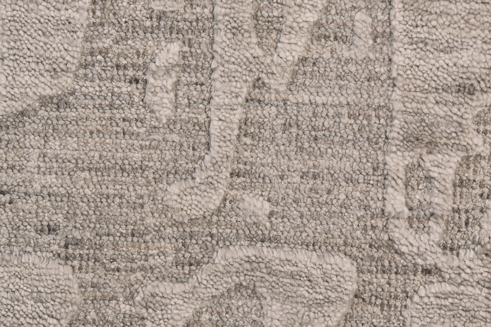 Weave & Wander Ananya Rug, Taupe, 5'6"x8'6"
