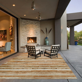 Cowhide Patchwork Rug, Kronos, Morph, 9'x12'