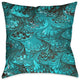 Laural Home Aqua Marble 18" X 18" Indoor Decorative Pillow