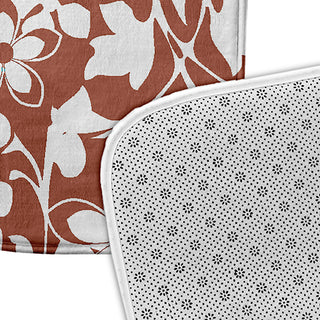 34" x 21" Evelyn Bathmat, Rust