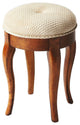Butler Simone Olive Ash Burl Vanity Stool