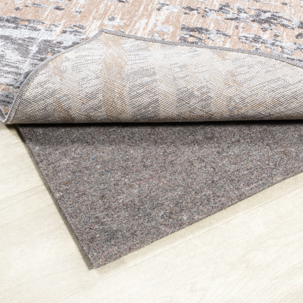 Duo-Lock Rug Pad Gray/Brown, Area Rug Pad, 10 X 14