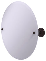 Allied Brass Frameless Round Tilt Mirror With Beveled Edge