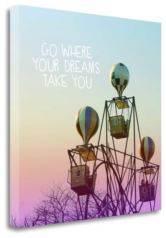 "Where Dreams Take You" By Linda Woods, Giclee Print on Gallery Wrap Canvas