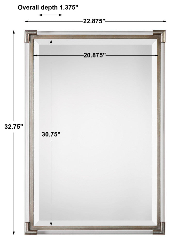 Uttermost Mackai Metallic Silver Mirror