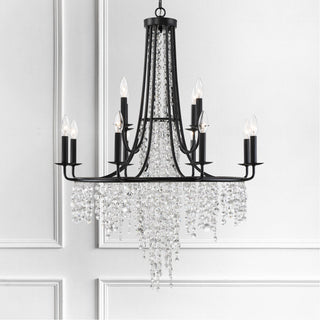 Gabrielle 12 Light Chandelier in Matte Black