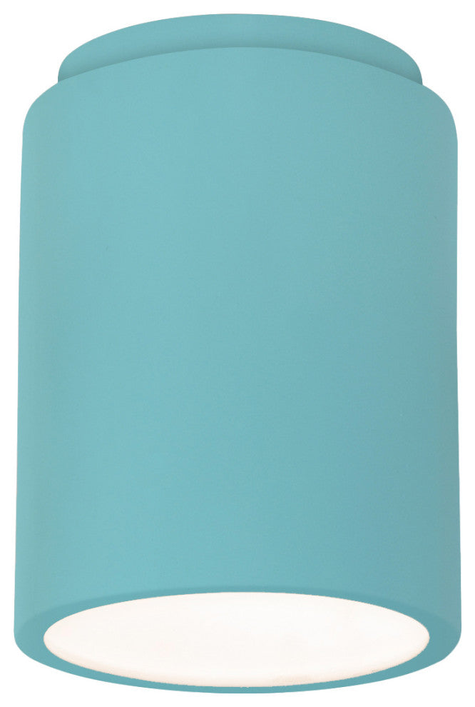 Radiance Cylinder Outdoor Flush-Mount, Reflecting Pool, LED