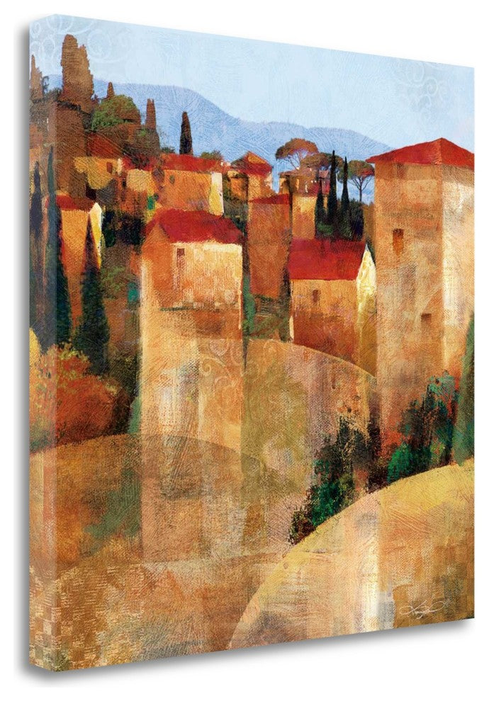 "Tuscan Hillside" By Keith Mallett, Giclee Print on Gallery Wrap Canvas