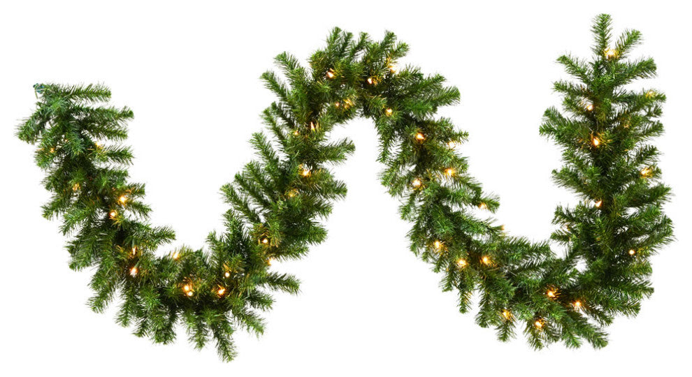 Vickerman Douglas Fir Garland, 9'x12", Clear Lights