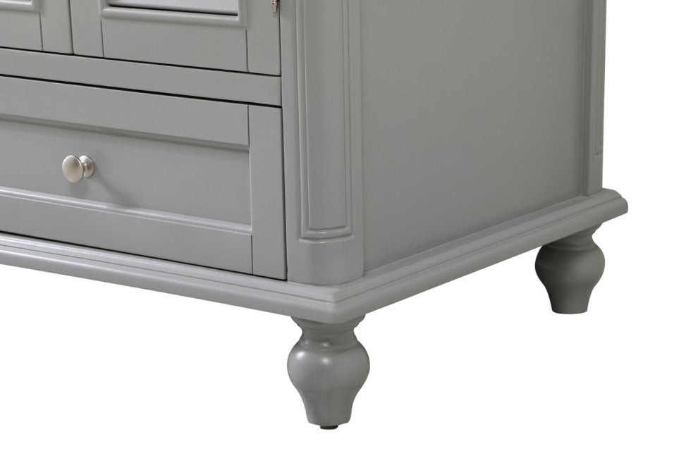 Home Living 48" Single Bathroom Vanity, Gray