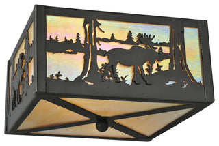 10Sq Moose at Lake Flushmount