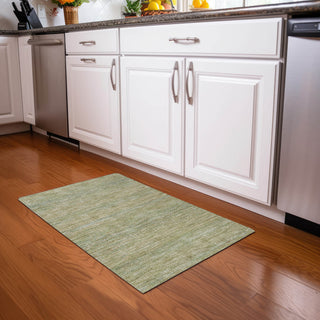 Machine Washable Indoor/Outdoor Chantille ACN1634 Wheat 1'8" x 2'6" Rug