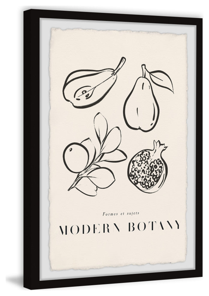 "Modern Botany" Framed Painting Print, 12x18