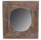 Wooden Mirror, Brown