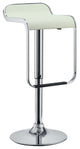 Modern White LEM Vinyl Bar Stool
