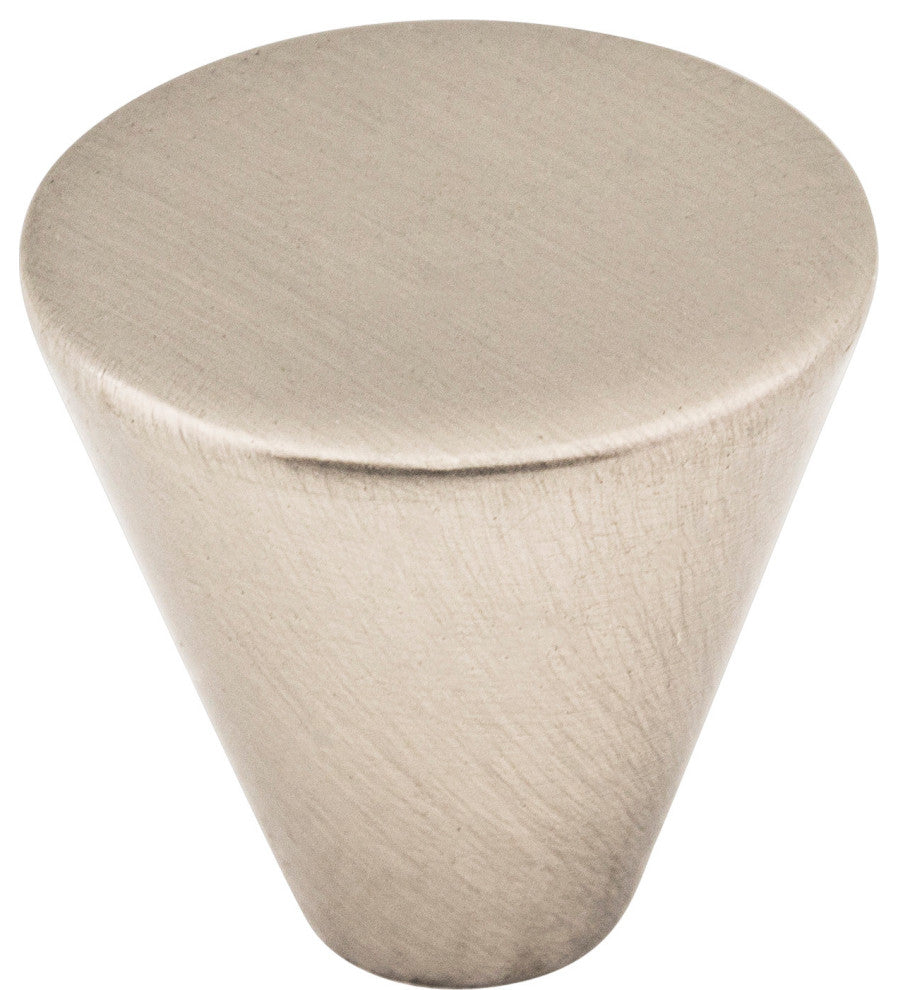 Elements 26 Sedona 1" Round Contemporary Ergonomic Cone Button - Satin