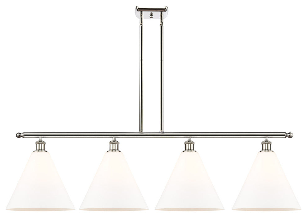 Innovations 516-4I-SN-GBC-121-LED 4 Light Island Light, Brushed Satin Nickel