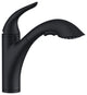 Antioch Single Handle Pull-Out Kitchen Faucet Chrome, Satin Black