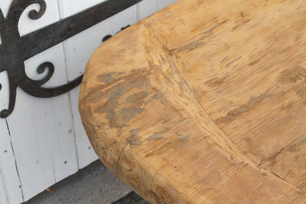 Antique Naga Wooden Trough Table