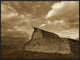 Mormon Row Barn, Grand Teton National Park, Wyoming, Sepia, 32"x24"