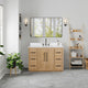 Bellavia Bath Vanity, Weathered Fir, 48", With Mirror