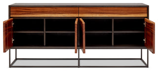 Yoga Sideboard, Suar, Black