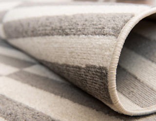 Rug Unique Loom Williamsburg Gray Rectangular 4' 0 x 6' 0