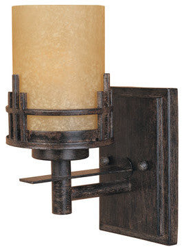 Mission Ridge Wall Sconce, Warm Mahogany