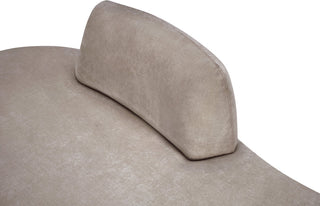 Argyle Upholstered Chaise/Loveseat, Beige, Chenille Fabric
