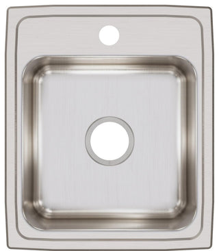 LR17201 Lustertone Classic Stainless Steel 17" x 20" Drop-in Sink, 1 Hole