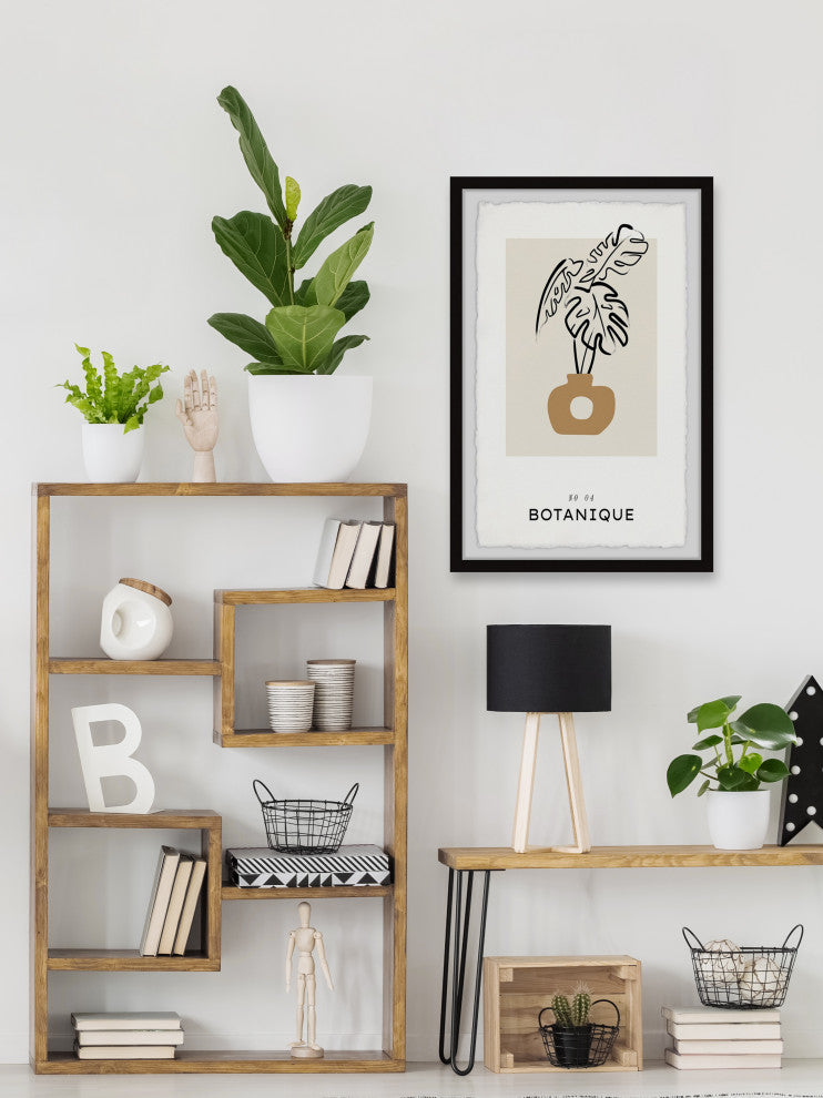 "No 04 Botanique" Framed Painting Print, 30x45