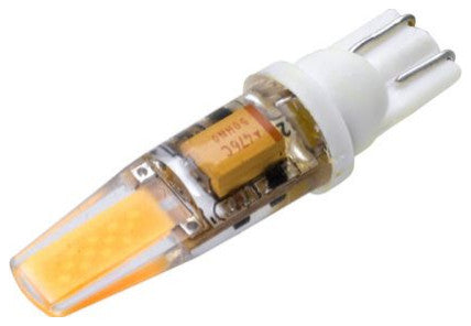 Wedge T10 Base Led Bulb 2W COB Warm White 2700K