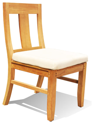 13-Piece Outdoor Teak Dining Set, 117" Rectangle Table, 12 Osbo Armless Chairs