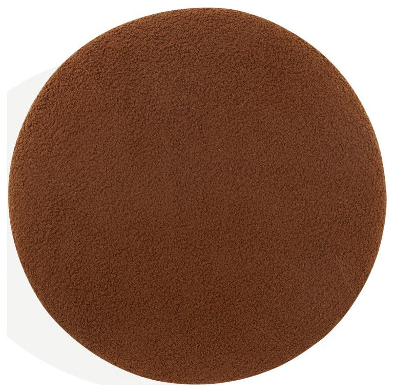 Safavieh Couture Mariabella Storage Ottoman, Rust/Natural