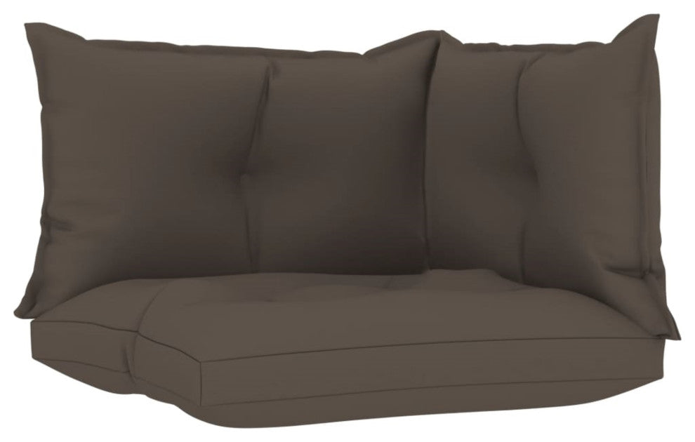 Vidaxl Pallet Sofa Cushions 3-Piece Taupe Fabric