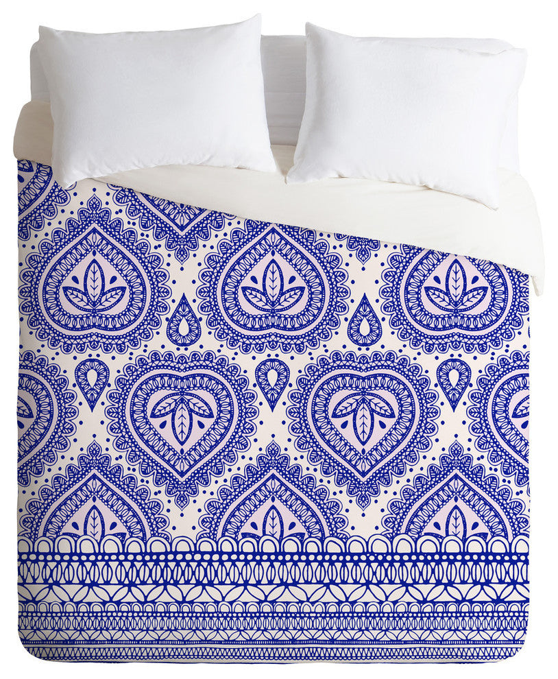 Deny Designs Aimee St Hill Decorative Blue Duvet Cover - Lightweight