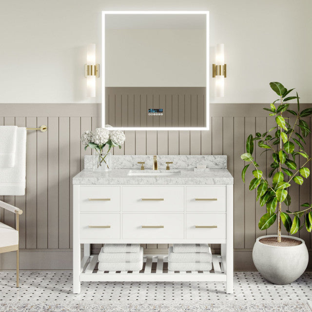 Livex Lighting Aero 2-Light ADA Bath Vanity Wall Light, Satin Brass